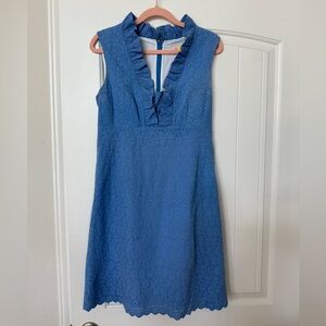 Blue Floral Lilly Pulitzer Dress